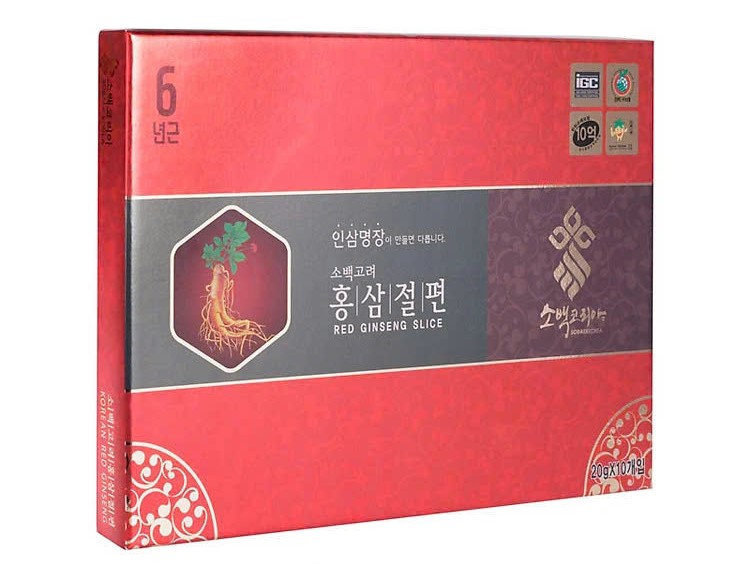 hồng sâm thái lát tẩm mật ong